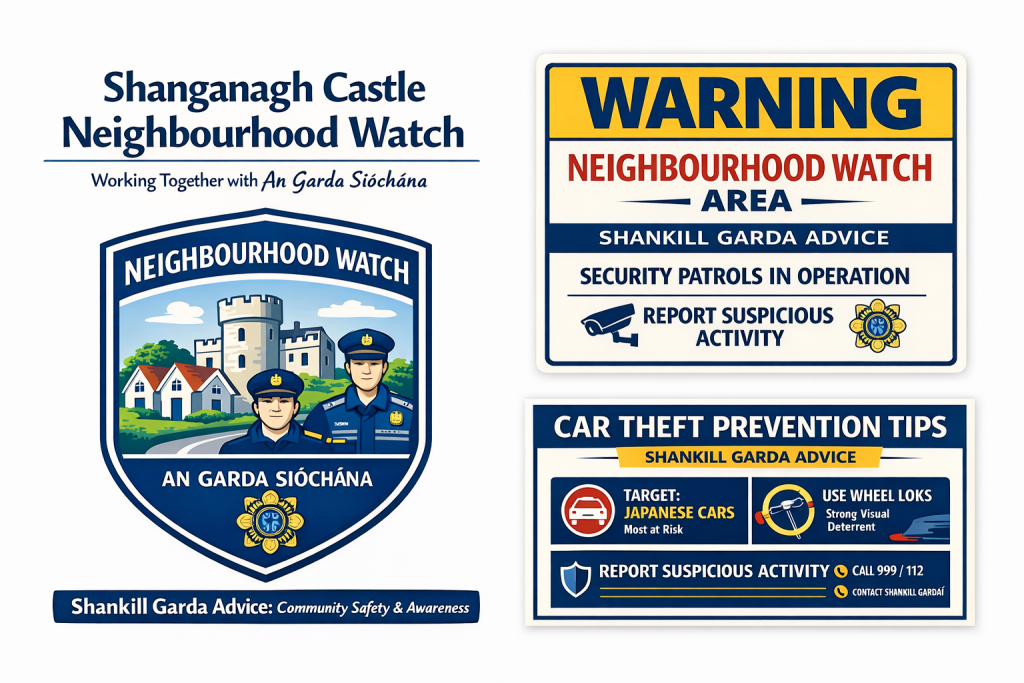 Working with the Garda to keep our neighbourhood safe.